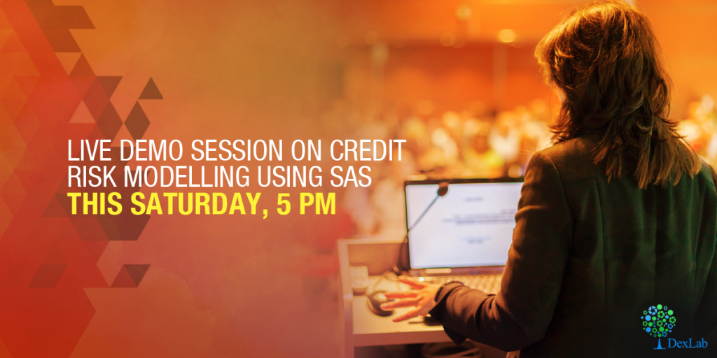 Join us at a free live demo session today, on Credit Risk Modelling with SAS