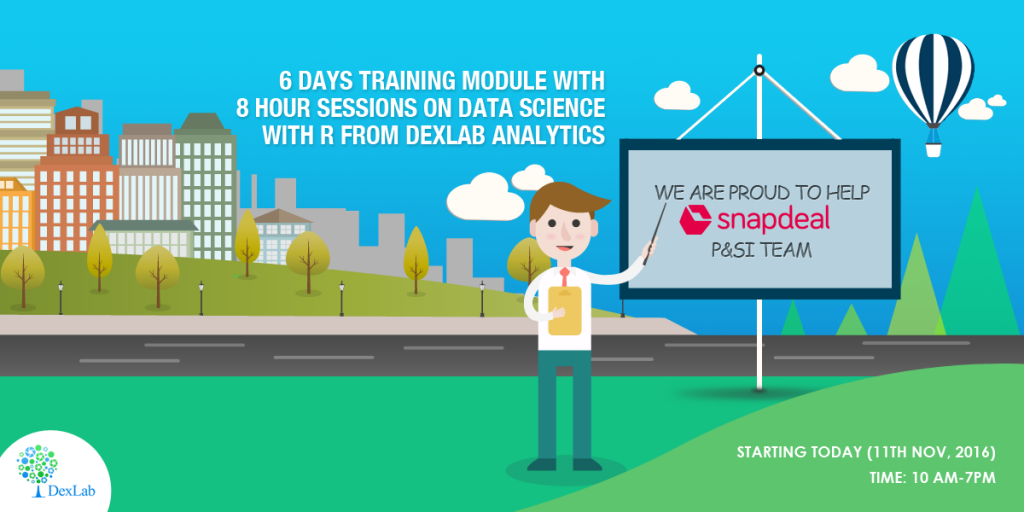Big Data management training institute in India We Are Training Snapdeal on Data Science with R