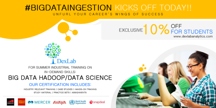 #BigDataIngestion: DexLab Analytics Offers Exclusive 10% Discount for Students This Summer