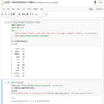 Statistical Application in R & Python: Normal Probability Distribution