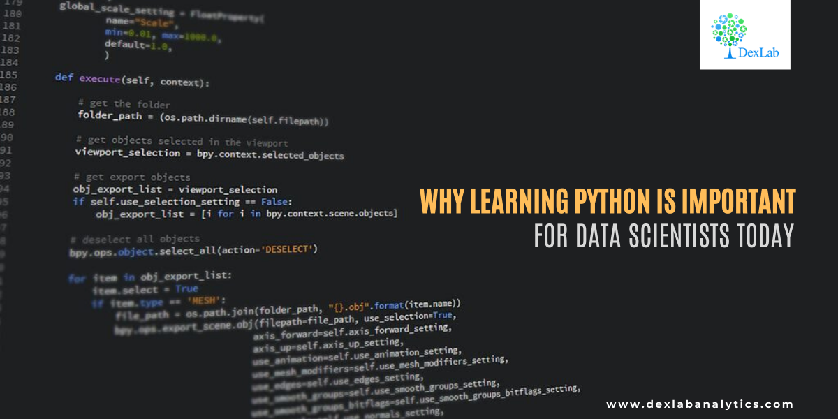 Why Learning Python is Important for Data Scientists Today